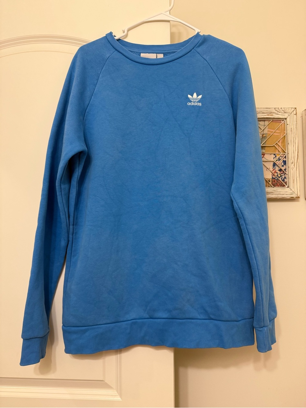 adidas Men’s Crewneck Sweatshirt - Sky Blue